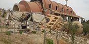destroyed church in syria